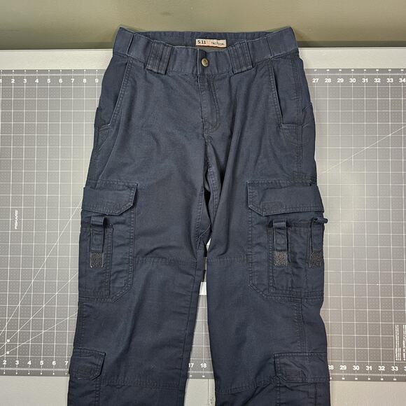 511 Tactical EMS Pants Womens 8 Long 29x33 Navy Blue Paramedic Firefighter EMT - Picture 1 of 15